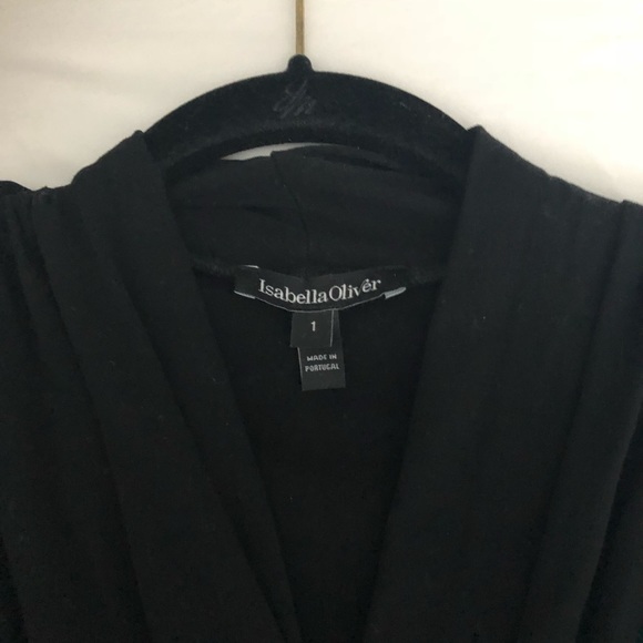 Isabella Oliver Ruched Midi Maternity Dress - Picture 2 of 3